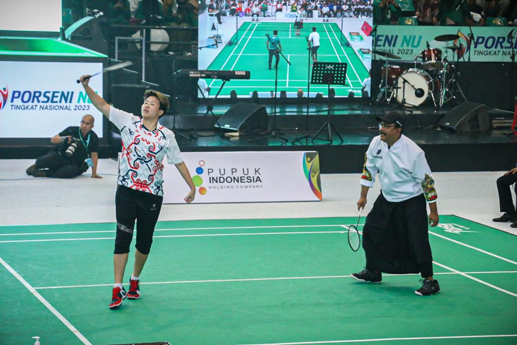 Owi-Butet ‘Reuni’ di Laga Eksibisi Lawan Tokoh Nasional di Porseni NU 2023
