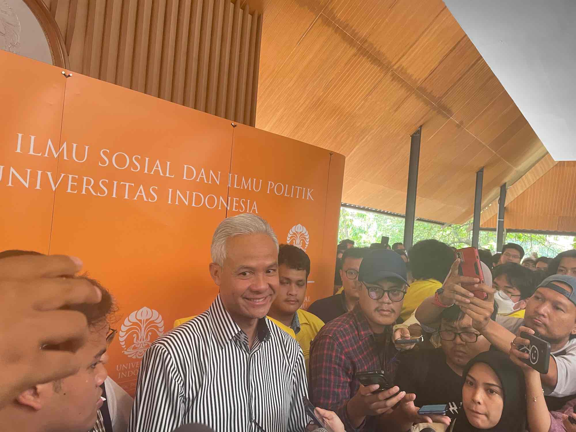 Dihadapan Mahasiswa UI, Ganjar Menolak Sebutan Petugas Partai -  inilahjawabarat.com